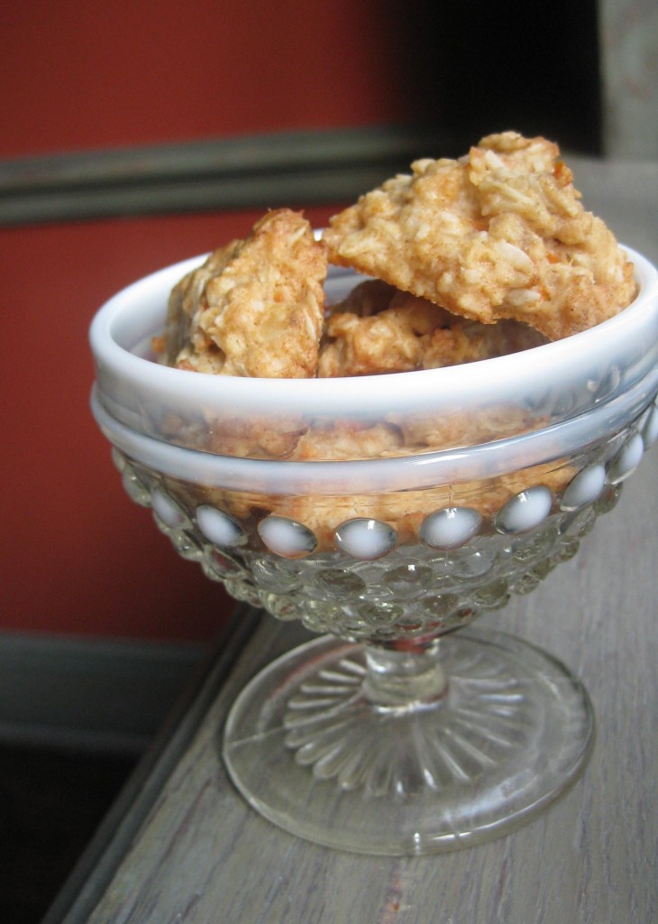 Coconut Carrot Ginger Cookies