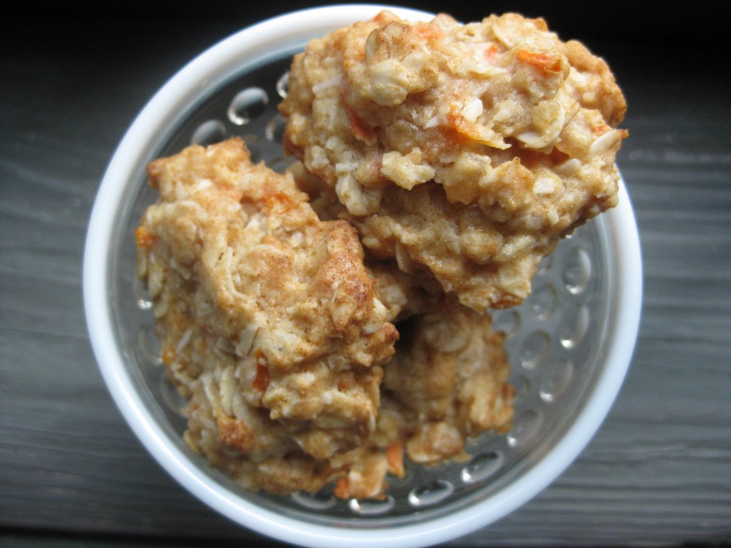 Coconut Carrot Ginger Cookies