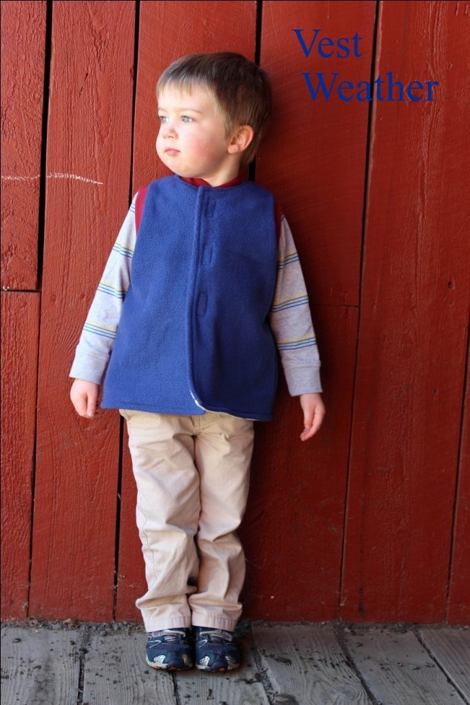 Vest Weather: Celebrating a Boy’s Vest!