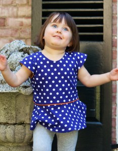 Polka Dot Peplum