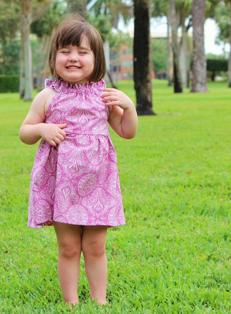 raspberry Nelle Dress sewn by fromwholecloth.com