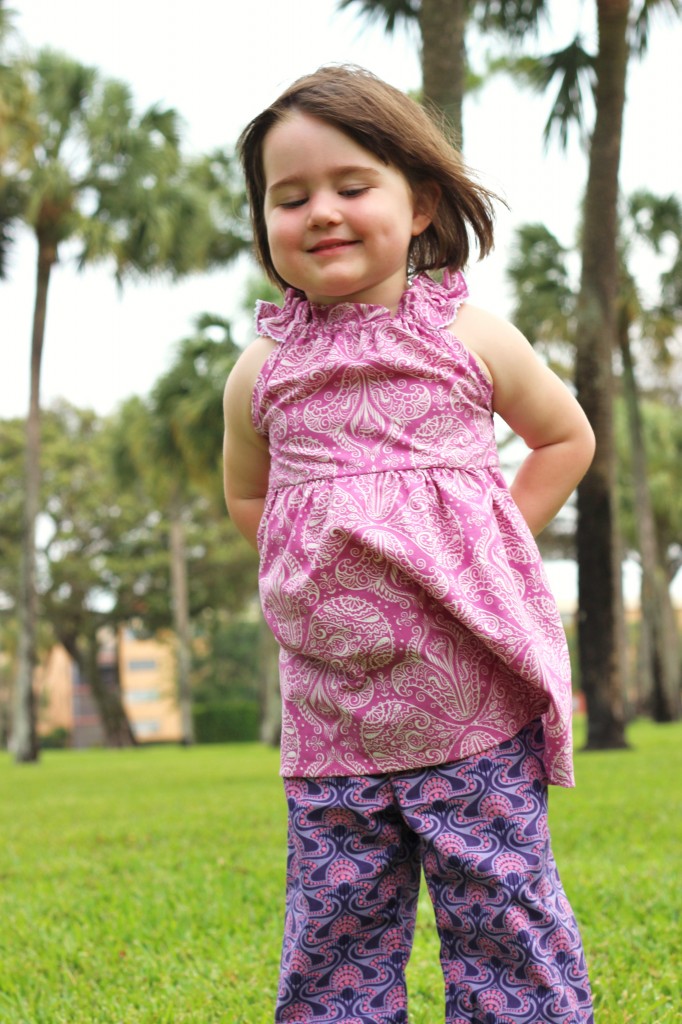 raspberry Nelle Dress by fromwholecloth.com; pattern by brownie-goose patterns