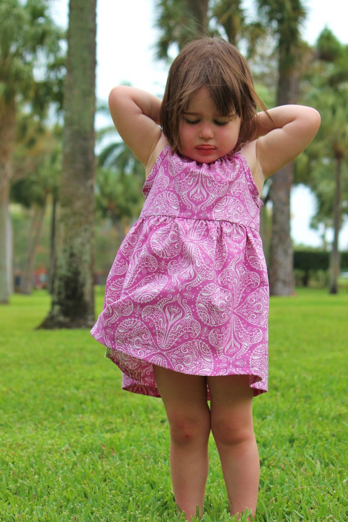 raspberry Nelle Dress by fromwholecloth.com; pattern by brownie goose