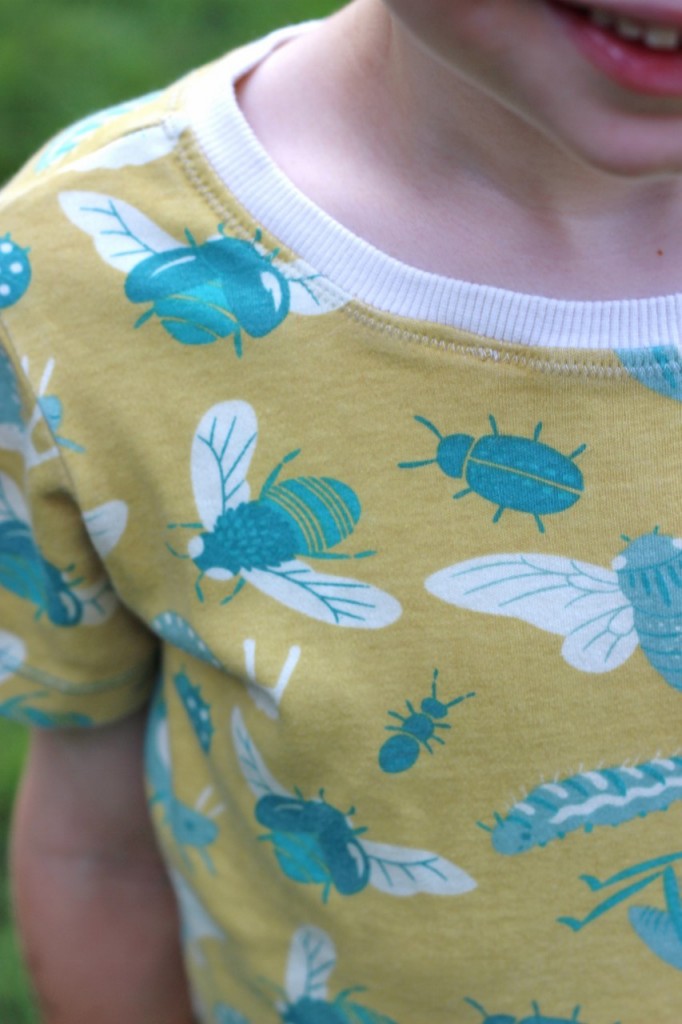 Creepy Crawly PJs, sewn by fromwholecloth.com, #rowantee and #fancypants patterns by #titchythreads