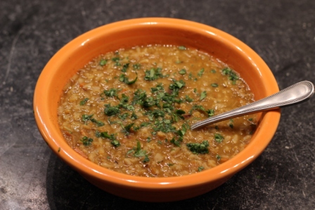 Soup Weather: Red Lentil Soup Recipe